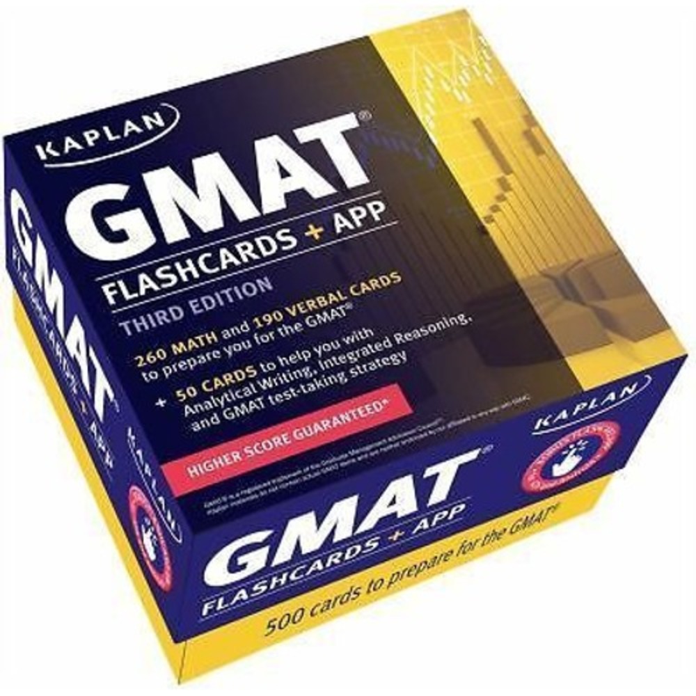 Kaplan Test Prep Ser.: Kaplan GMAT Flashcards + App by Kaplan Test Prep...